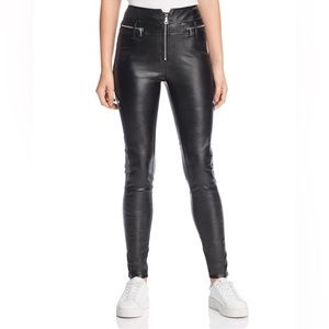 Tiger Mist Lennon Faux Leather Zipper Pant Size Small Bin 231